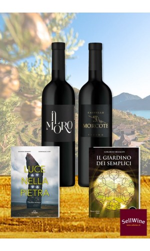 Buch un Weinauswahl Il Giardino dei Semplici mit Luce nella Pietra und Tenuta Castello di Morcote